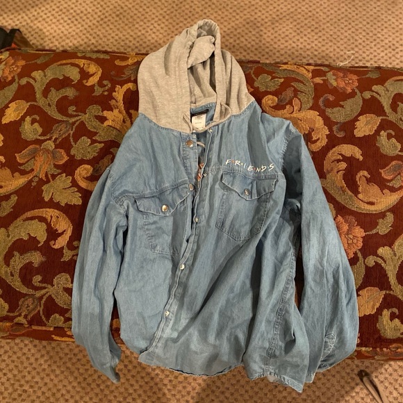 Friends Central Park Denim Button Up - Picture 3 of 4